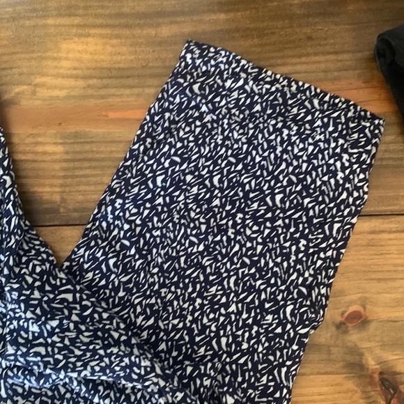 Kim Rogers 1X navy/ivory pants - Picture 5 of 6